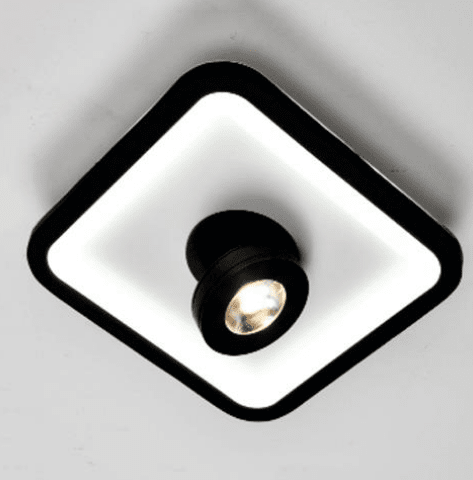 Đèn ốp trần vuông trang trí Ø220*H55, 12W+5W BT-117