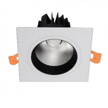 Đèn âm trần vuông chiếu điểm Ø140*H105 - COB 12W, Khoét Lỗ Ø120 LA-517
