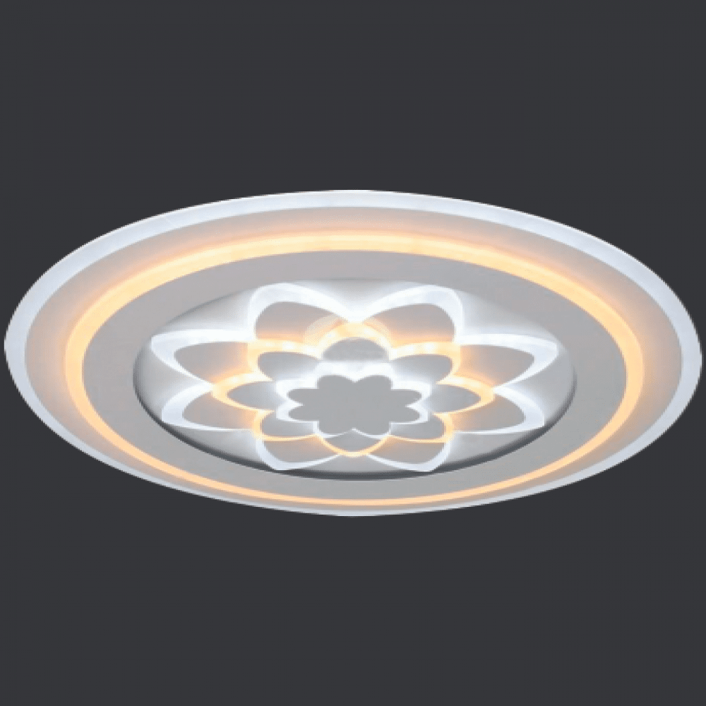 Đèn LED Mâm Ốp Trần ML-8569 hoa sen 2 trong 1